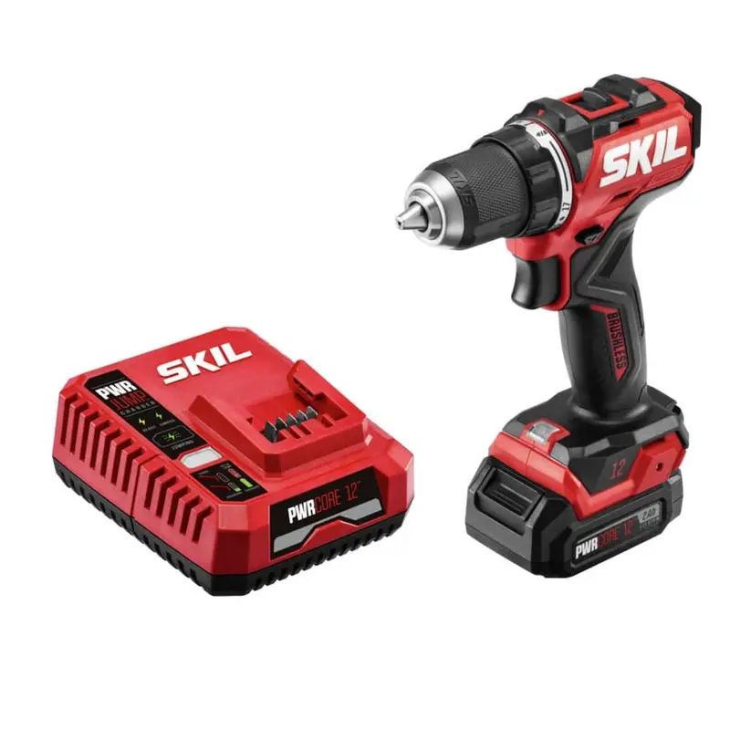 12V Brushless Cordless 1/2-Inch Drill Driver Kit – Includes Battery and Rapid Charger 2