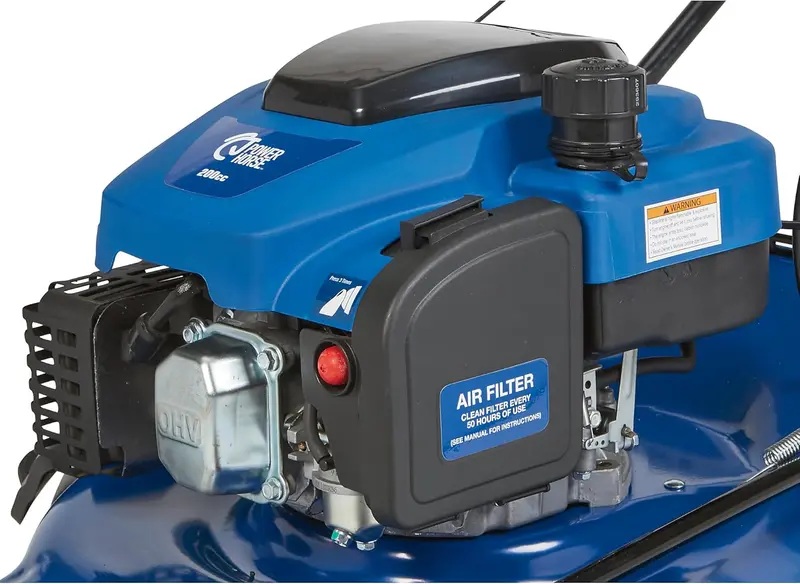 21-Inch 3-in-1 Self-Propelled Gas Mower – 200cc OHV Engine with Mulching, Bagging, and Side-Discharge Options