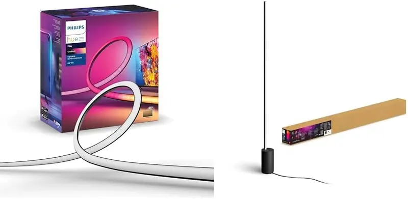 65-Inch Smart RGB LED TV Backlight Strip with Music Sync, Flowing Color Modes, and Low-Latency Game Mode