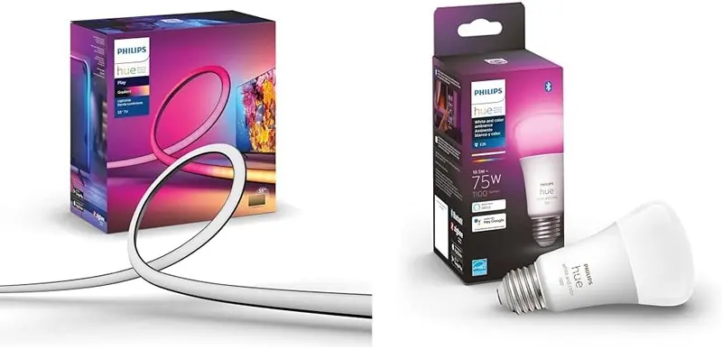 65-Inch Smart RGB LED TV Backlight Strip with Music Sync, Flowing Color Modes, and Low-Latency Game Mode