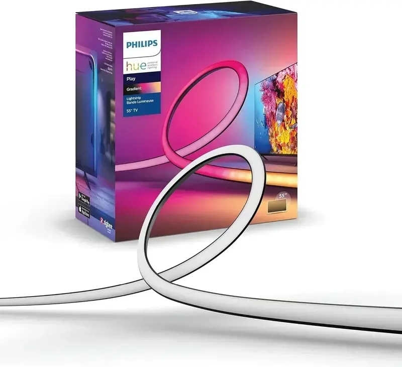 65-Inch Smart TV Backlight Strip – Synchronized RGB Flowing Light Bar with Music & Screen-Match Modes 2