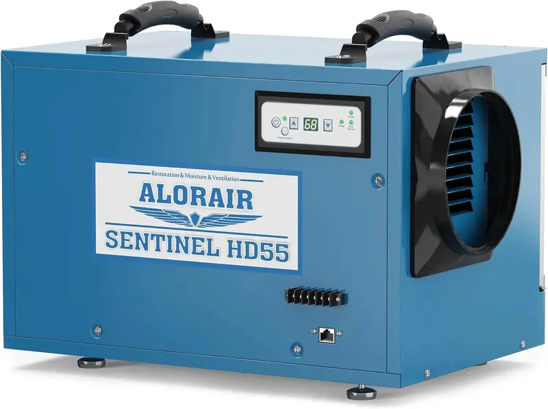 ALORAIR Commercial 113-Pint Dehumidifier – Heavy-Duty Unit for Basements and Crawl Spaces with Continuous Drain Support