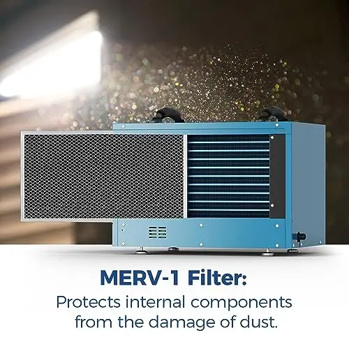 ALORAIR Commercial 113-Pint Dehumidifier – Heavy-Duty Unit for Basements and Crawl Spaces with Continuous Drain Support