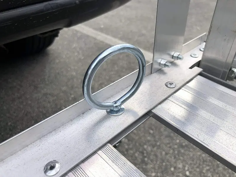 Aluminum Hitch-Mount Cargo Carrier with 47-Inch Loading Ramp for Easy Transport