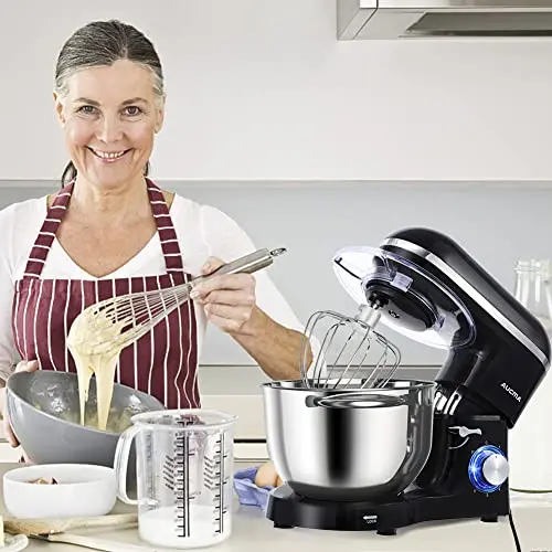 Aucma Professional 6.5 QT Electric Stand Mixer – 6-Speed Tilt-Head Design Optimized for Home Bakers 2