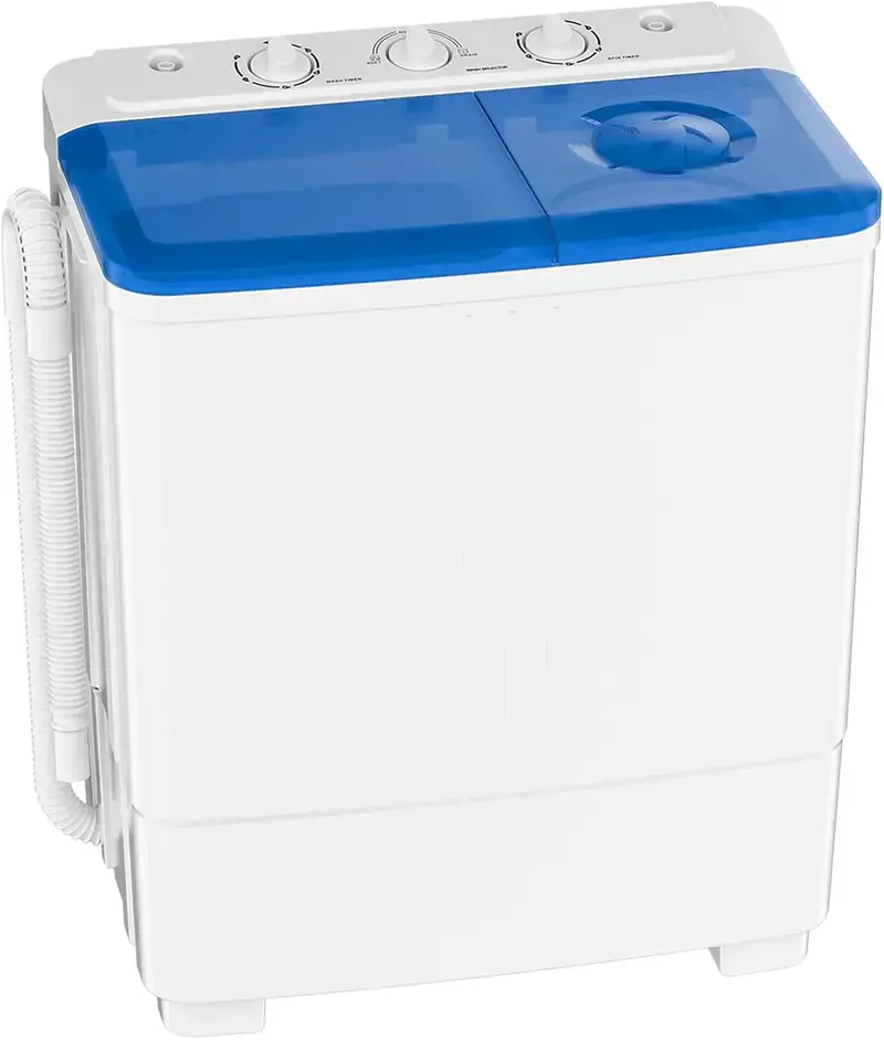 Auertech 28 lb Twin-Tub Portable Washer Ideal for Apartments, Dorms, and RV Living