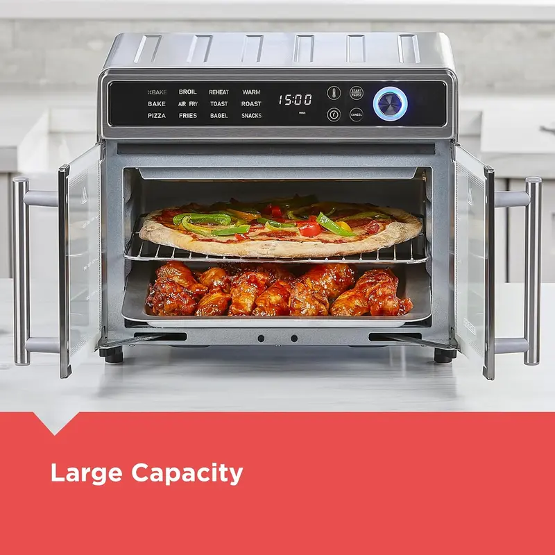 BLACK+DECKER Crisp 'N Bake 12-in-1 Toaster Oven Air Fryer with Convection