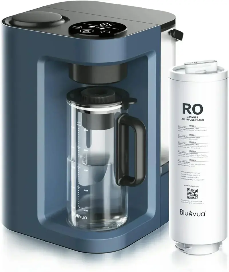 Bluevua RO100ROPOT-Lite UV Countertop Reverse Osmosis Water Filter – 7-Stage Purification System 2