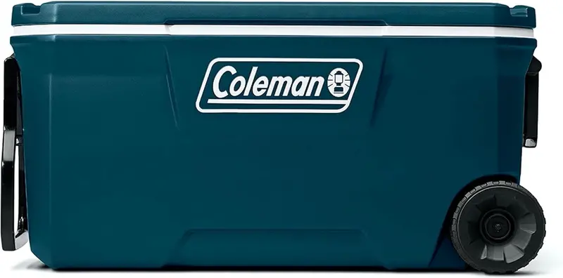 Coleman 100-Quart Wheeled Hard-Sided Cooler – Leakproof Insulated Design with Up to 5 Days of Ice Retention