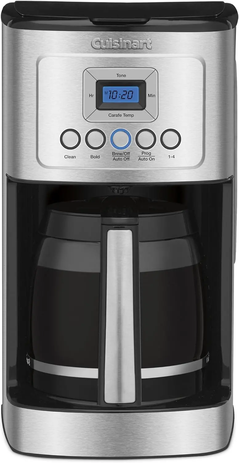 Cuisinart DCC-3200P1 Fully Automatic Drip Coffee Maker – Adjustable Brew Strength and Customizable 1–4 Cup Programming