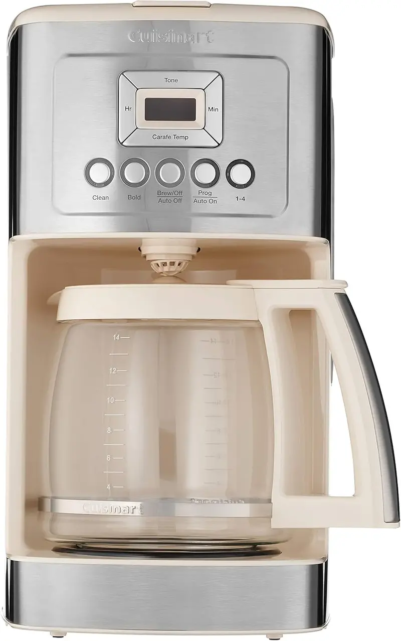Cuisinart DCC-3200P1 Fully Automatic Drip Coffee Maker – Adjustable Brew Strength and Customizable 1–4 Cup Programming