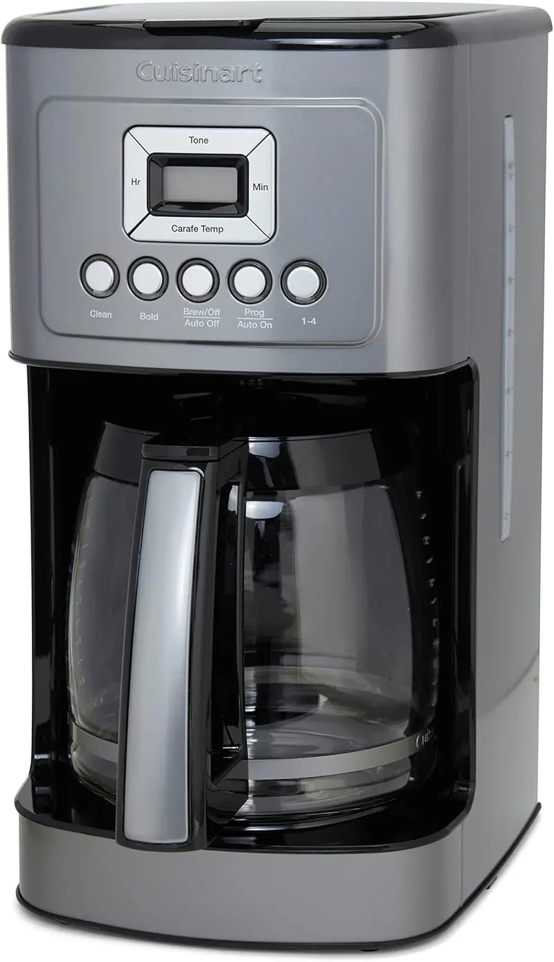 Cuisinart DCC-3200P1 Fully Automatic Drip Coffee Maker – Adjustable Brew Strength and Customizable 1–4 Cup Programming