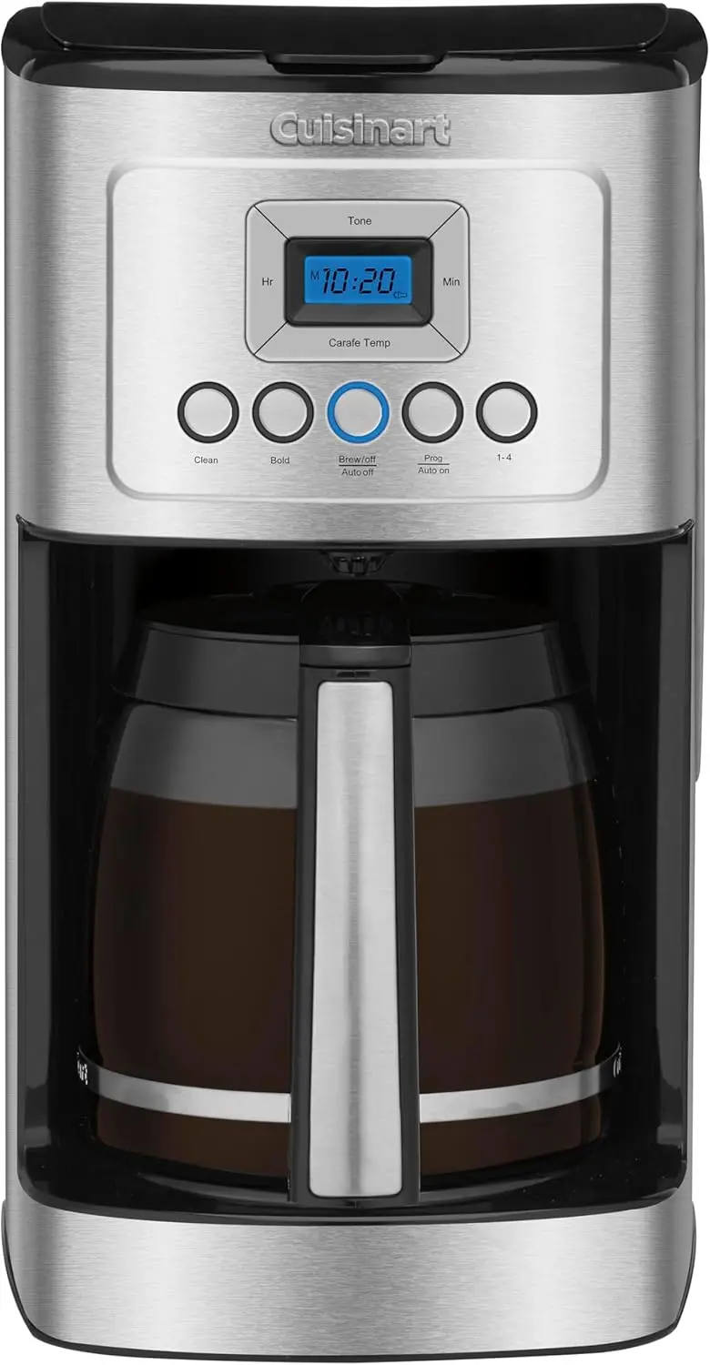 Cuisinart DCC-3200P1 Fully Automatic Drip Coffee Maker – Adjustable Brew Strength and Customizable 1–4 Cup Programming