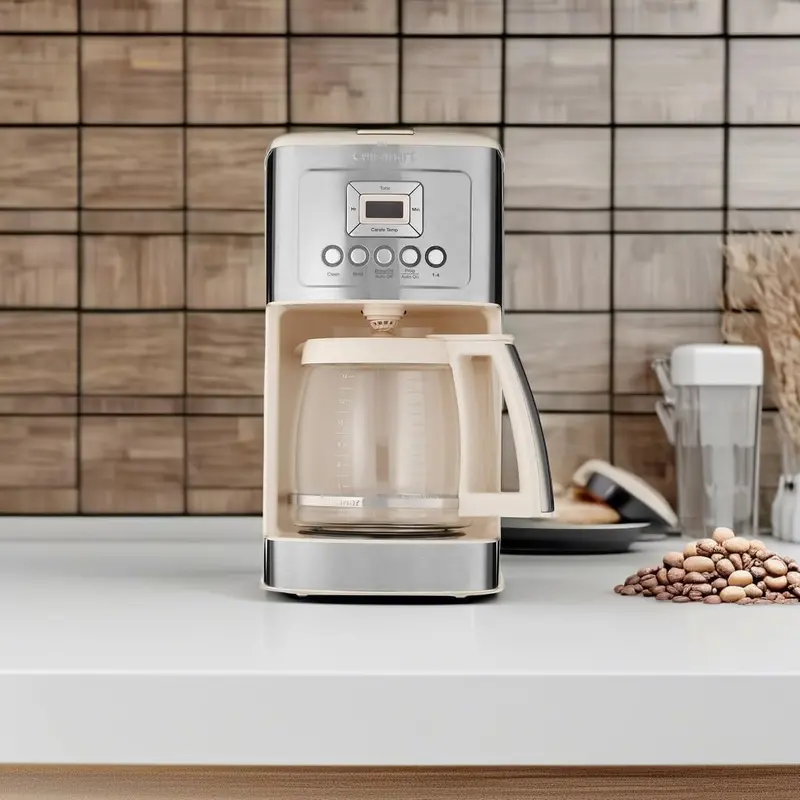 Cuisinart DCC-3200P1 Fully Automatic Drip Coffee Maker – Adjustable Brew Strength and Customizable 1–4 Cup Programming