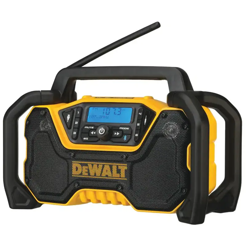 DEWALT DCR028B 20V MAX Bluetooth Radio: Compact Cordless Speaker (Tool-Only Model)