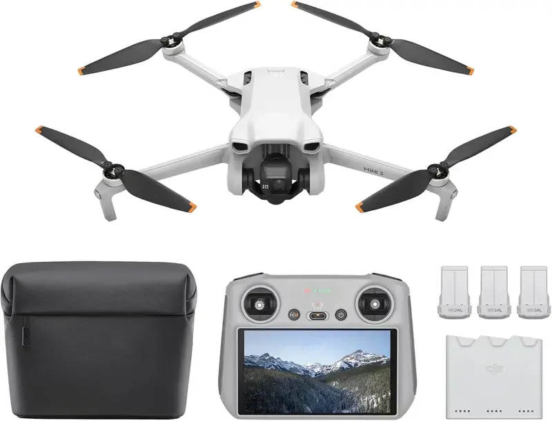 DJI Mini 3 Compact Drone – 4K Camera Quadcopter with 38-Minute Battery Life & High-Altitude Performance