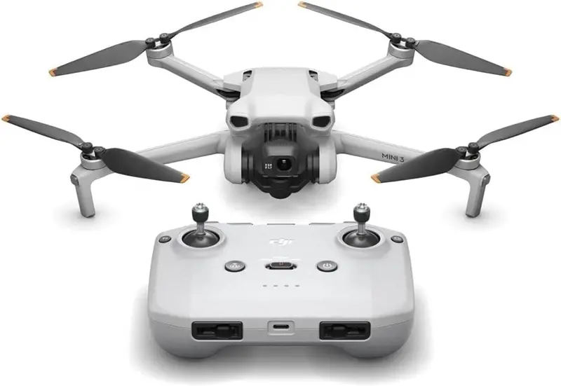 DJI Mini 3 Drone – Beginner-Friendly 4K Camera Quadcopter with 38-Minute Flight Time, Vertical Shooting Mode, GPS Return-to-Home, and 10km Video Transmission
