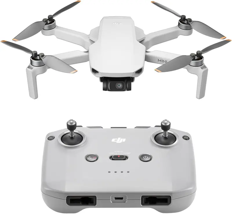 DJI Mini 4K Drone – Ultra-Compact 4K UHD Camera Quadcopter Under 249g Featuring 3-Axis Stabilization, 10km HD Transmission, and 31-Minute Flight Duration