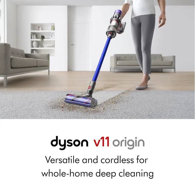 Dyson V11 Origin Cordless Vacuum – 185 Air Watts, 60-Min Battery, Three Adjustable Power Levels, Pet Hair Detangling & Multi-Use Handheld Functionality 2