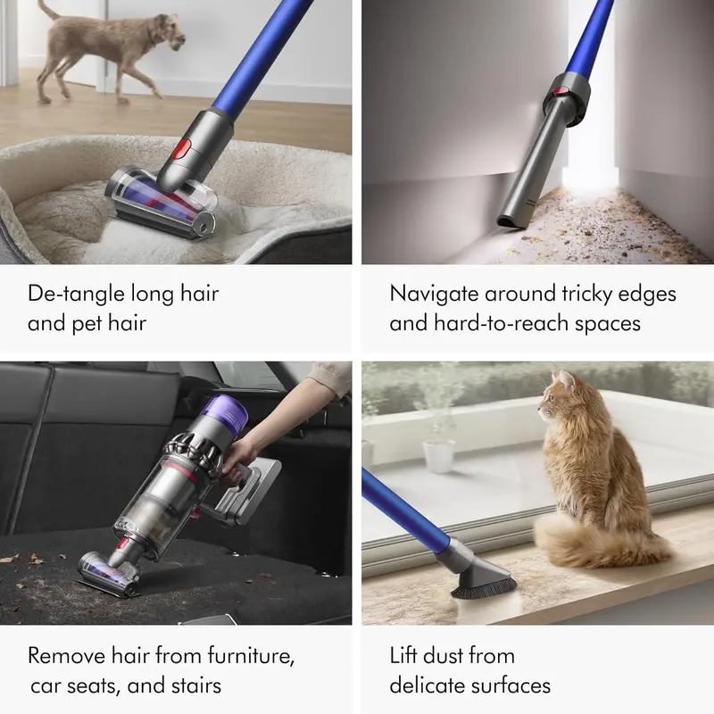 Dyson V11 Origin Cordless Vacuum – 185 Air Watts, 60-Min Battery, Three Adjustable Power Levels, Pet Hair Detangling & Multi-Use Handheld Functionality