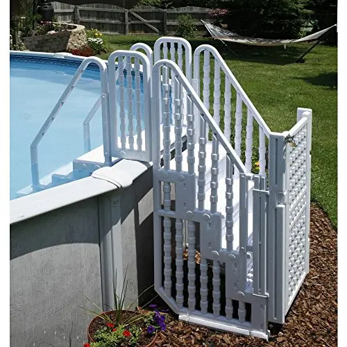 Easy Step ADA-Compliant Pool Entry System – Integrated Safety Gate and Accessible Step Design (2025)