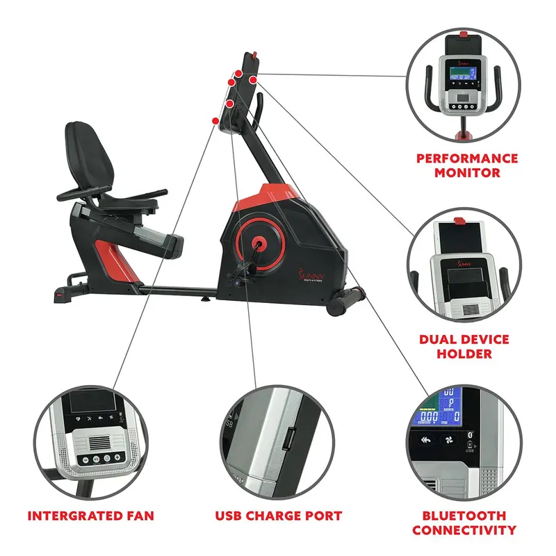 EvoFit Ergonomic Recumbent Bike – Designed for Joint-Friendly Cardio with Smooth Pedal Motion