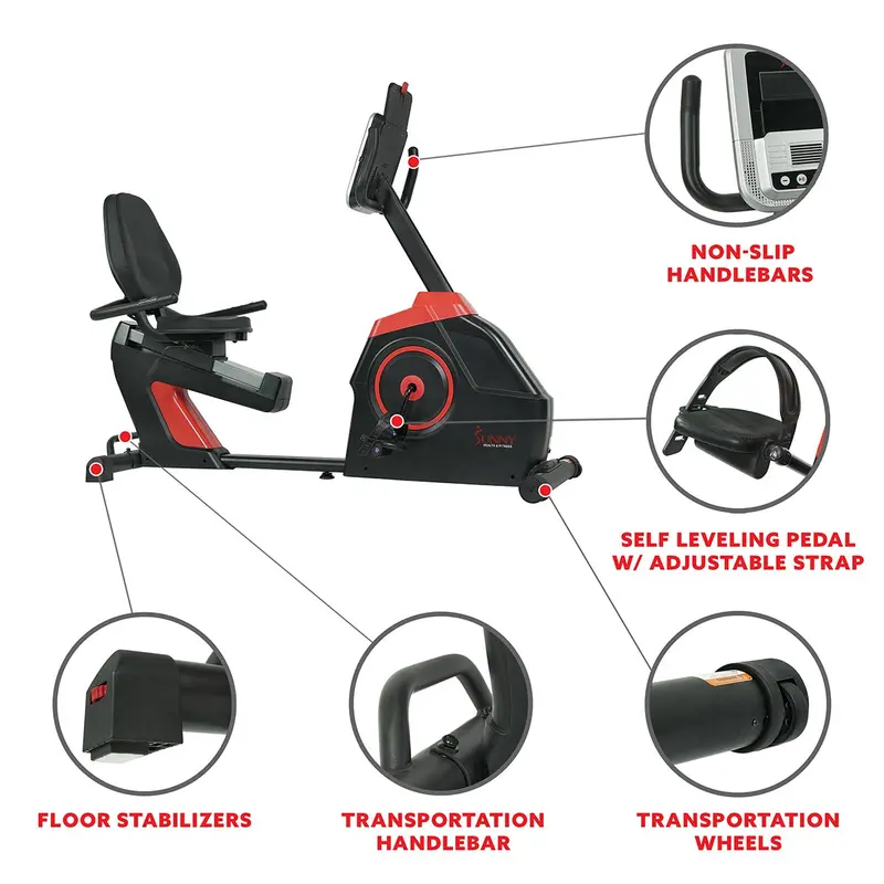 EvoFit Ergonomic Recumbent Bike – Designed for Joint-Friendly Cardio with Smooth Pedal Motion