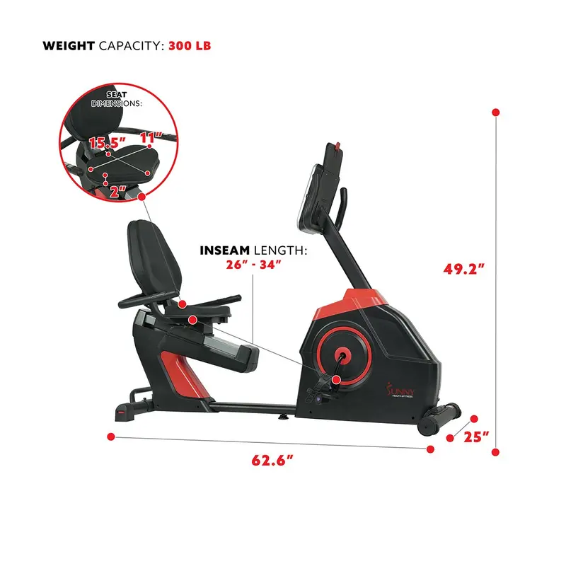 EvoFit Ergonomic Recumbent Bike – Designed for Joint-Friendly Cardio with Smooth Pedal Motion