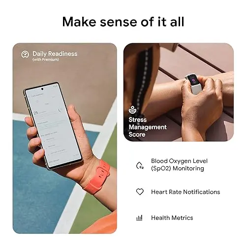 Fitbit Charge 6 Fitness Tracker – Advanced Wearable with Built-in GPS, Google Wallet Integration, and Voice Assistant Compatibility