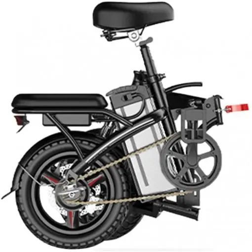 Foldable 250W E-Bike – 14" Smart LCD Display, Removable Lithium-Ion Battery, and Dual Hydraulic Disc Brakes for Urban Commuting