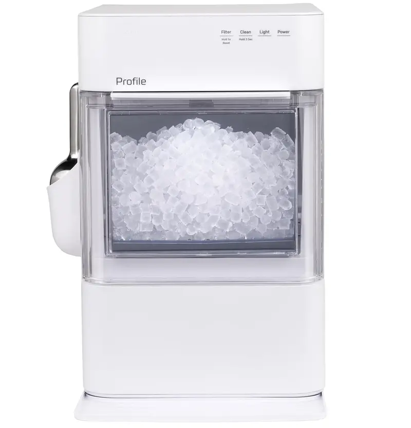 GE Profile Opal 2.0 Smart Pellet Ice Maker – Wi-Fi-Enabled 38 lbs/Day Nugget Ice Machine with Scale-Inhibiting Filter & Stainless Steel Housing 2