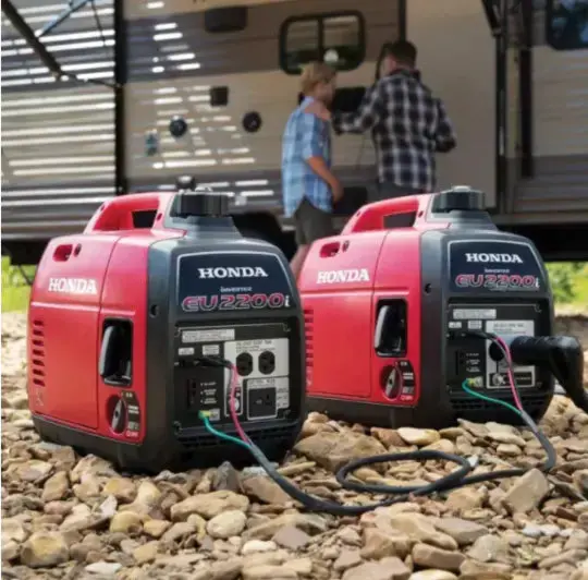 Honda EU2200i Ultra-Quiet 2200-Watt Portable Inverter Generator — Fuel-Efficient & Parallel-Capable