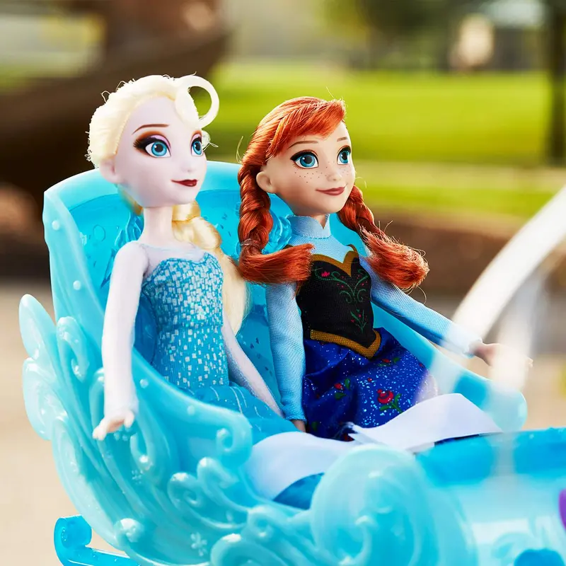 Huffy Frozen-Themed Girls' Bike – 16-Inch Ride-On with Training Wheels, Height-Adjustable Seat, and Effortless Pedal Start