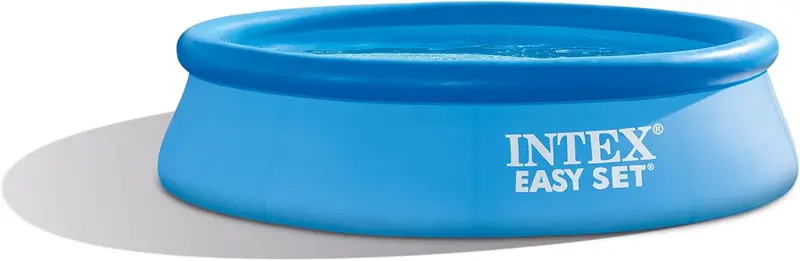 Intex Easy Set 15-Foot Round Inflatable Pool – Includes 1000 GPH Filter Pump, Safety Ladder, Protective Cover, and Ground Cloth
