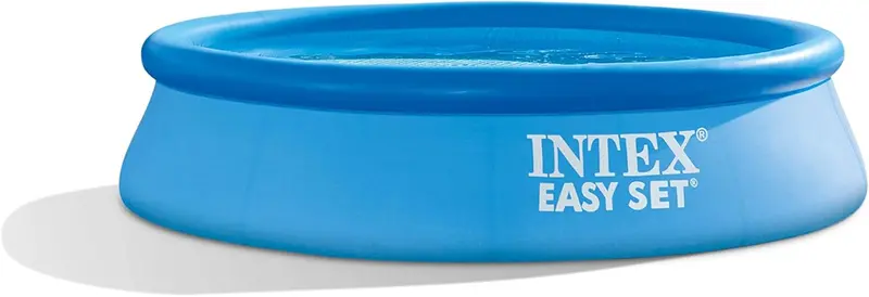 Intex Easy Set 15-Foot Round Inflatable Pool – Includes 1000 GPH Filter Pump, Safety Ladder, Protective Cover, and Ground Cloth