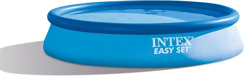 Intex Easy Set 15-Foot Round Inflatable Pool – Includes 1000 GPH Filter Pump, Safety Ladder, Protective Cover, and Ground Cloth