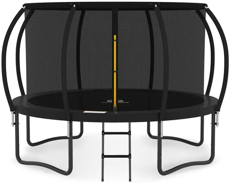JUMPZYLLA 8-Foot Enclosed Outdoor Trampoline for Kids