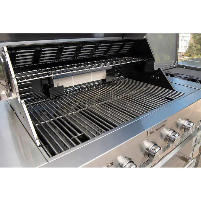 Kirkland Signature Stone Island 12-Burner Propane Grill – Commercial-Grade Outdoor Cooking Center