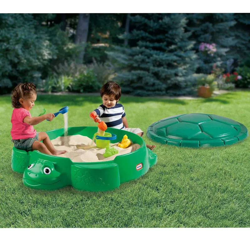 Little Tikes Turtle-Themed Sandbox – Outdoor Play Set Designed for Young Children