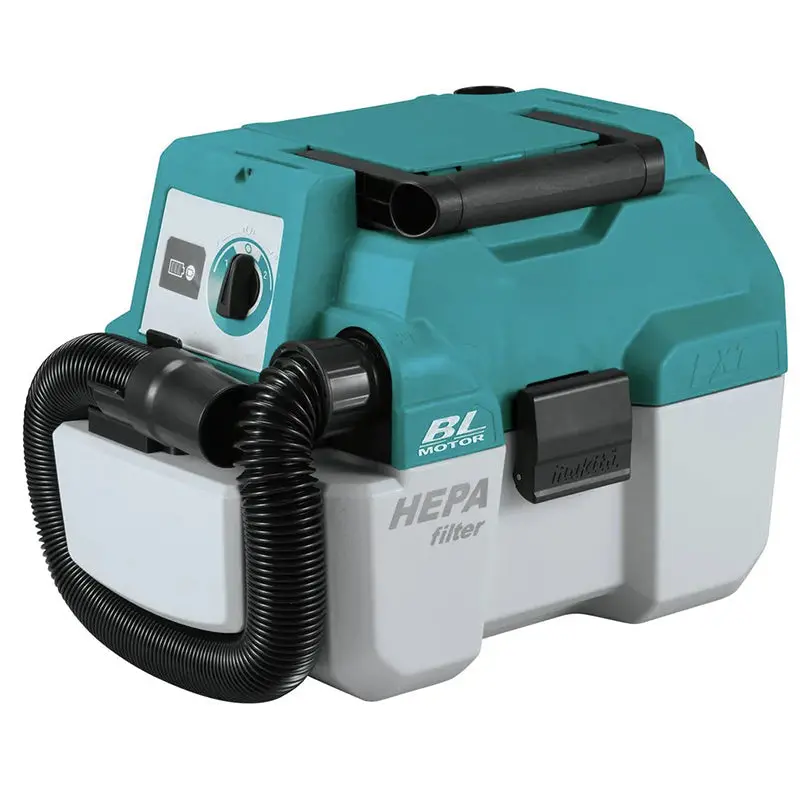 Makita XCV11Z 18V Brushless Wet/Dry Vacuum – 2-Gallon HEPA Dust Extractor for Clean Construction Sites