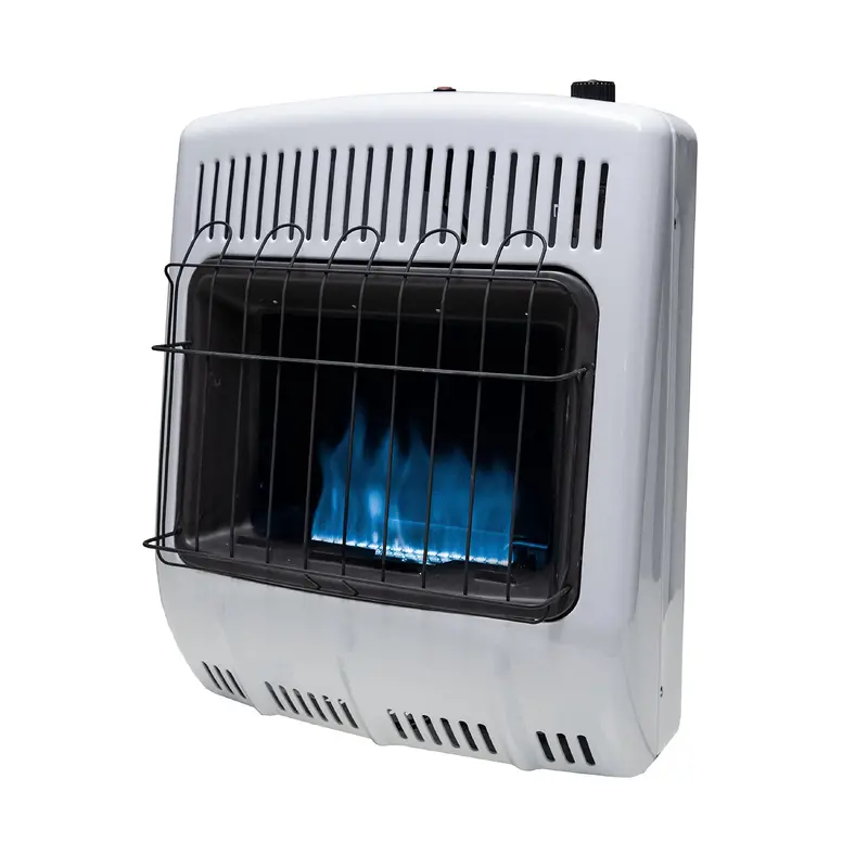 Mr. Heater F232000 MHU20B Vent-Free Propane Heater – 20,000 BTU Blue Flame Unit for Indoor Spaces