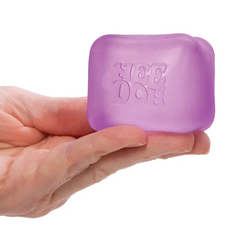NeeDoh Nice Cube Squish Toy – Durable Solid-Fill Stress Relief Cube