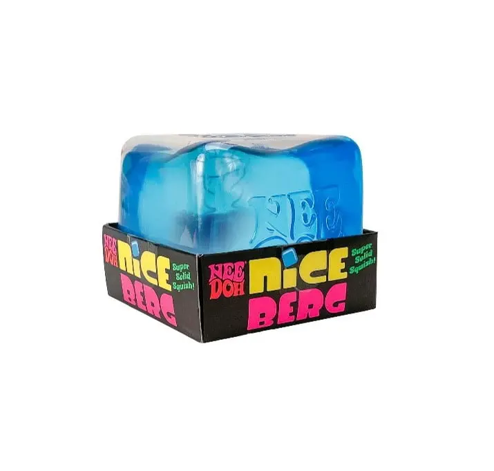 Nice Berg Square Sensory Tool in Blue – Calming Tactile Aid for Children Ages 3 and Up