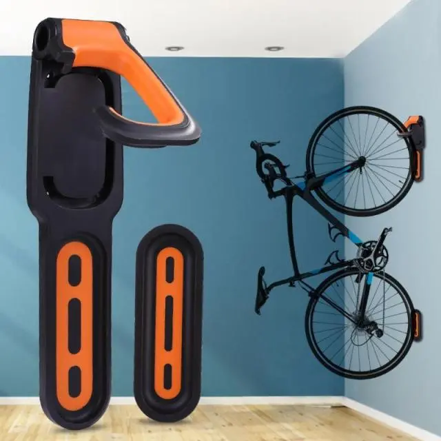 Nordic-Style Wall-Mounted Bike Rack – Space-Efficient Garage Storage