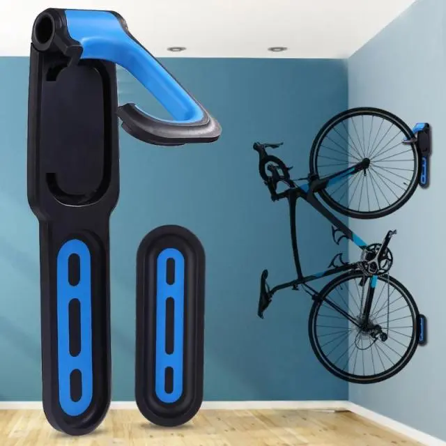 Nordic-Style Wall-Mounted Bike Rack – Space-Efficient Garage Storage
