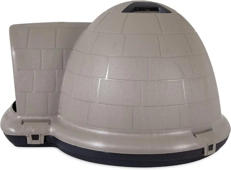 Petmate Indigo XL Dog House for Large Breeds – Eco-Friendly Igloo Shelter with All-Weather Durability
