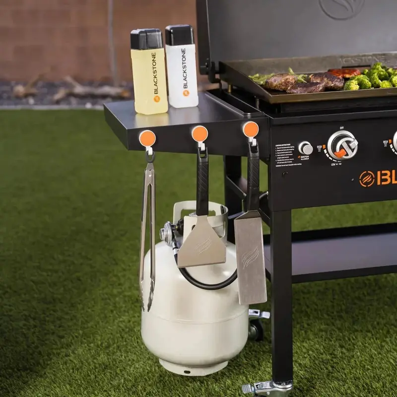 Professional 36-Inch Griddle Cooking Station Featuring Integrated Hood and Flat Top Grill (Model 1899)