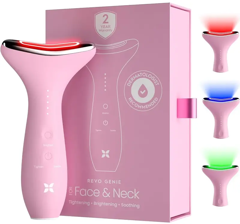 REVO Genie Advanced Facial Lift Device Combining Thermotherapy, Vibration, and LED Light 2