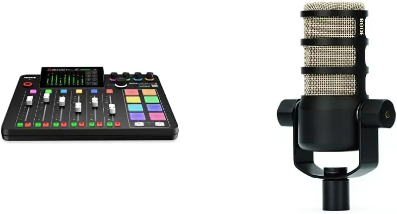 RODE RODECaster Pro II — All-in-One Podcasting, Streaming, and Music Production Console (Black)