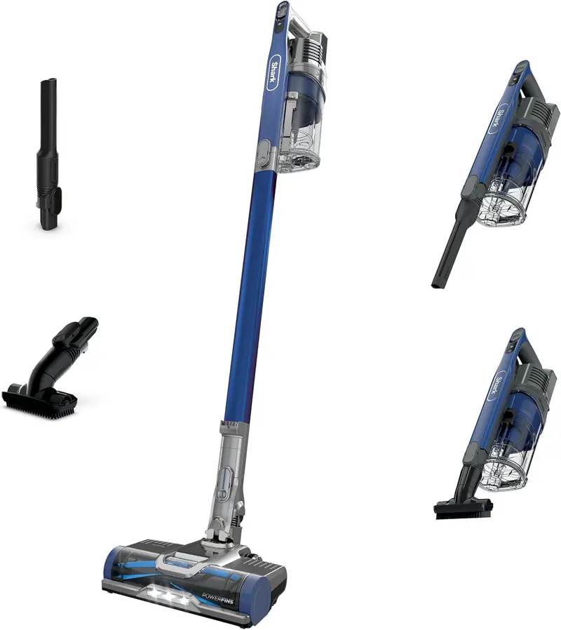 Shark IZ363HT Cordless Vacuum – Extended 50-Min Runtime, Full-Size HEPA Filtration, Removable Handheld Unit & Comprehensive Tool Kit for Pet Owners